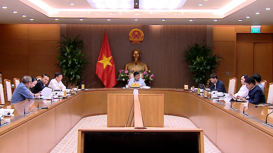 Phó Thủ tướng Nguyễn Chí Dũng chủ trì họp về Đề án đẩy mạnh công tác sở hữu trí tuệ phục vụ phát triển kinh tế - xã hội trong tình hình mới. (Ảnh: VGP)