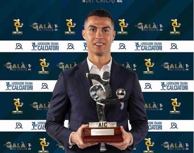 Ronaldo lần thứ 2 liên tiếp được vinh danh cầu thủ xuất sắc nhất Serie A