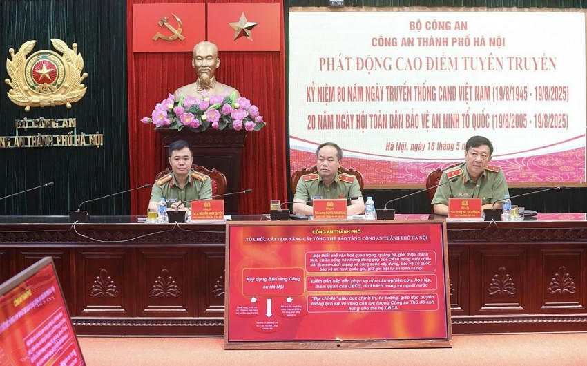 Lễ phát động cao điểm tuyên truyền kỷ niệm 80 năm Ngày truyền thống Công an nhân dân, 20 năm Ngày hội toàn dân bảo vệ an ninh Tổ quốc.