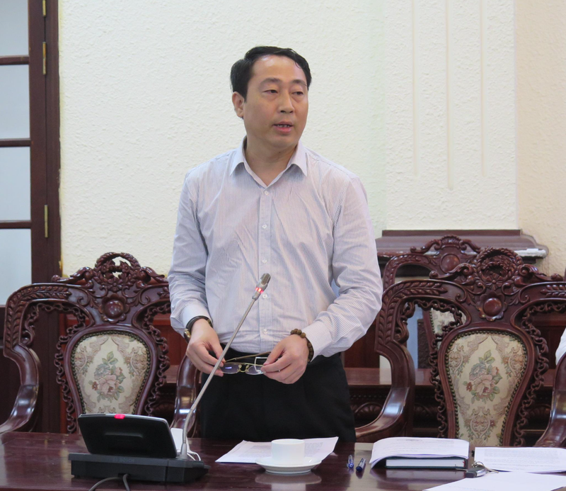 Vụ trưởng Vụ PBGDPL Lê Vệ Quốc.