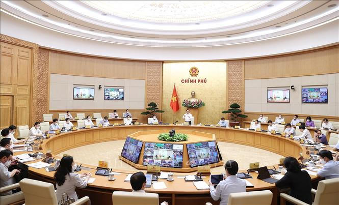 Quang cảnh Phiên họp Chính phủ thường kỳ tháng 9. Ảnh: Dương Giang/TTXVN