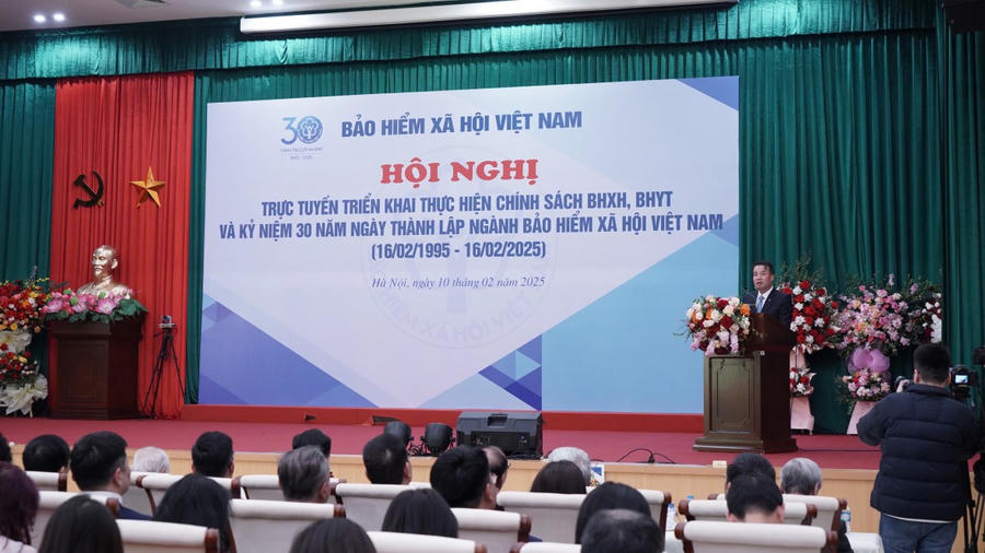 Bí thư Đảng ủy, Tổng Giám đốc BHXH Việt Nam Nguyễn Thế Mạnh chủ trì Hội nghị