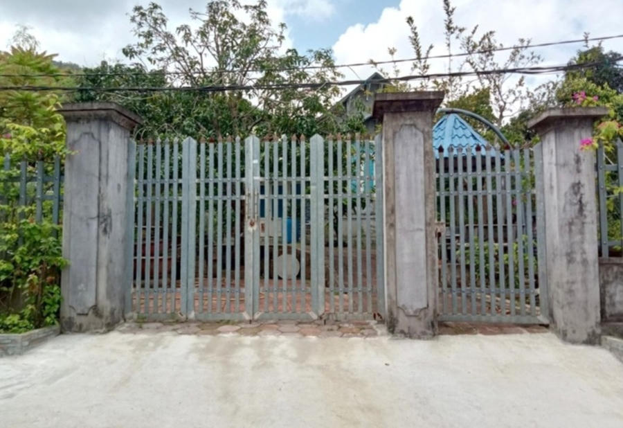Một nhà ở kiên cố được xây dựng trái phép tại Quy Nhơn.