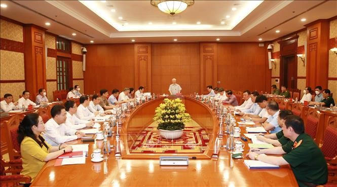 Quang cảnh cuộc họp. (Ảnh: TTXVN)