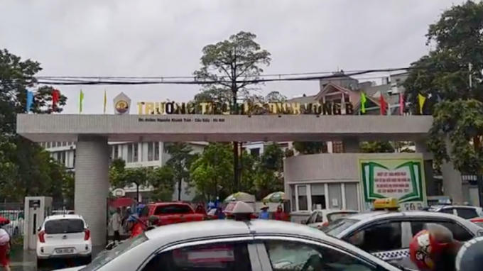 Trường tiểu học nơi xảy ra sự việc trên.