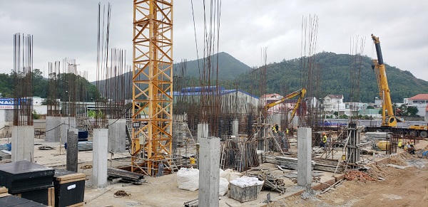 Tính đến nay, EcoLife Riverside đã thi công xong nền tầng 1 của dự án, vượt tiến độ hơn 1 tháng so với kế hoạch