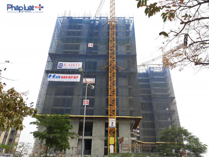 Hiện tại, dự án đang xây thân đến tầng 13.