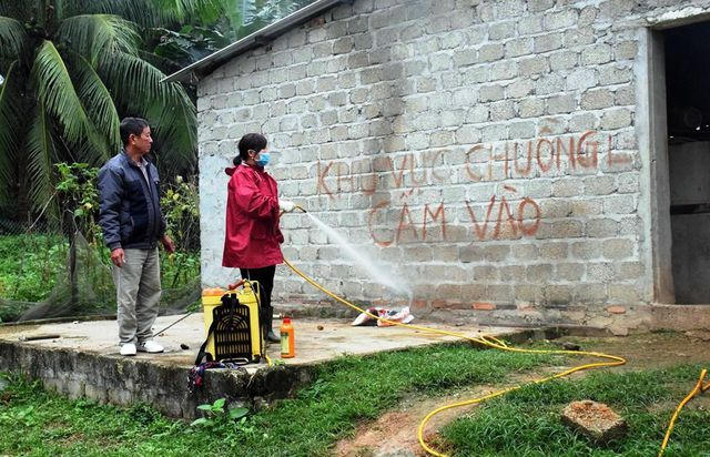 Sau khi xảy ra ổ dịch, phòng Nông nghiệp và Phát triển Nông thôn huyện Quỳnh Lưu, tỉnh Nghệ đã xử lý an toàn, triệt để, không để lây lan ra các hộ nuôi chung quanh