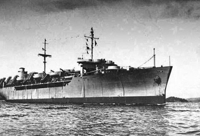 Tàu Hà Lan SS Ourang Medan. Ảnh: Daily Mail.