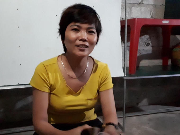 Chị Bé vui vẻ kể lại câu chuyện.