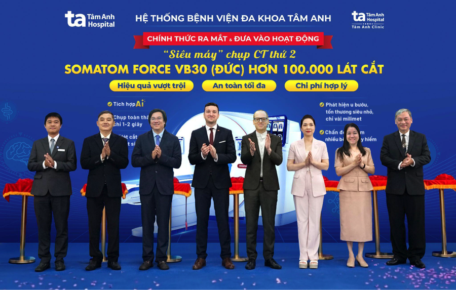 Bệnh viện Đa khoa Tâm Anh chính thức vận hành “siêu máy chụp CT”.