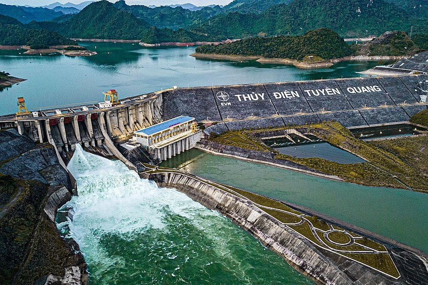Hồ thủy điện Tuyên Quang (Ảnh: internet).