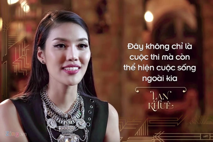 Trong phần chọn thí sinh bước vào vòng loại trừ, Lan Khuê tâm sự với các thành viên của đội mình rằng việc ai ở lại, ai ra về tại The Face không hề đơn giản như các cuộc thi khác.