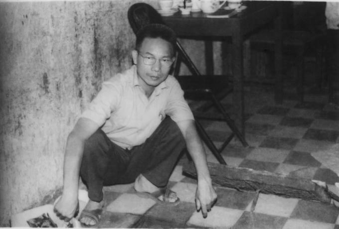 Trần Văn Lai bên hầm vũ khí bí mật giữa lòng Sài gòn.