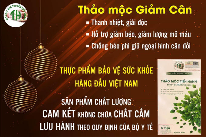 Sản phẩm giảm cân Thảo mộc Tiến Hạnh cam kết không có chất cấm lưu hành theo quy định của Bộ Y tế.