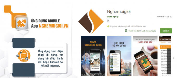 Nghemoigioi.vn đang được đánh giá là “vũ khí” chiến lược của CENLAND  cũng nhưng người làm môi giới nói chung