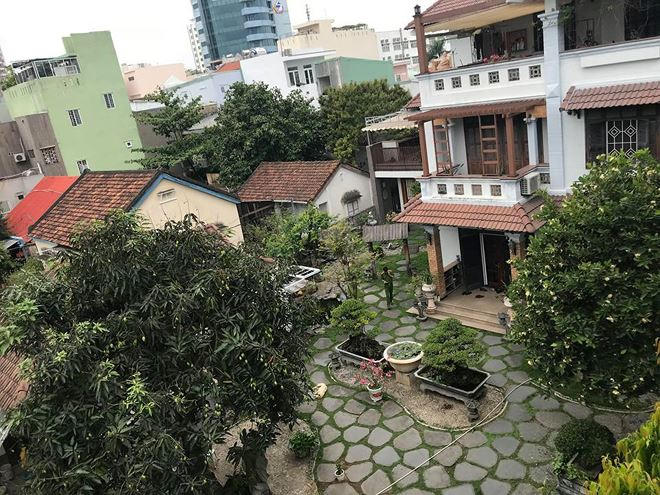 Toàn bộ khuôn viên nhà ông Trần Văn Minh