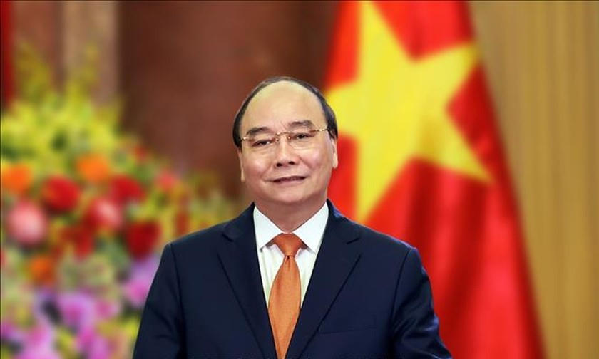 Chủ tịch nước Nguyễn Xuân Phúc. (Ảnh: Thống Nhất/TTXVN)