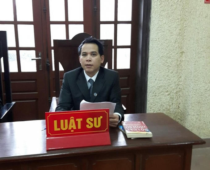 Luật sư Nguyễn Công Thành.