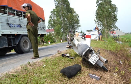 Hiện trường vụ tai nạn