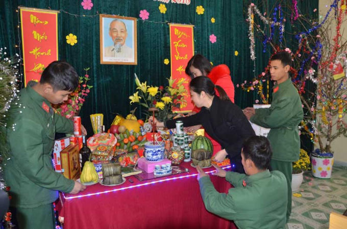Không khí đón Tết ở đảo Trần.