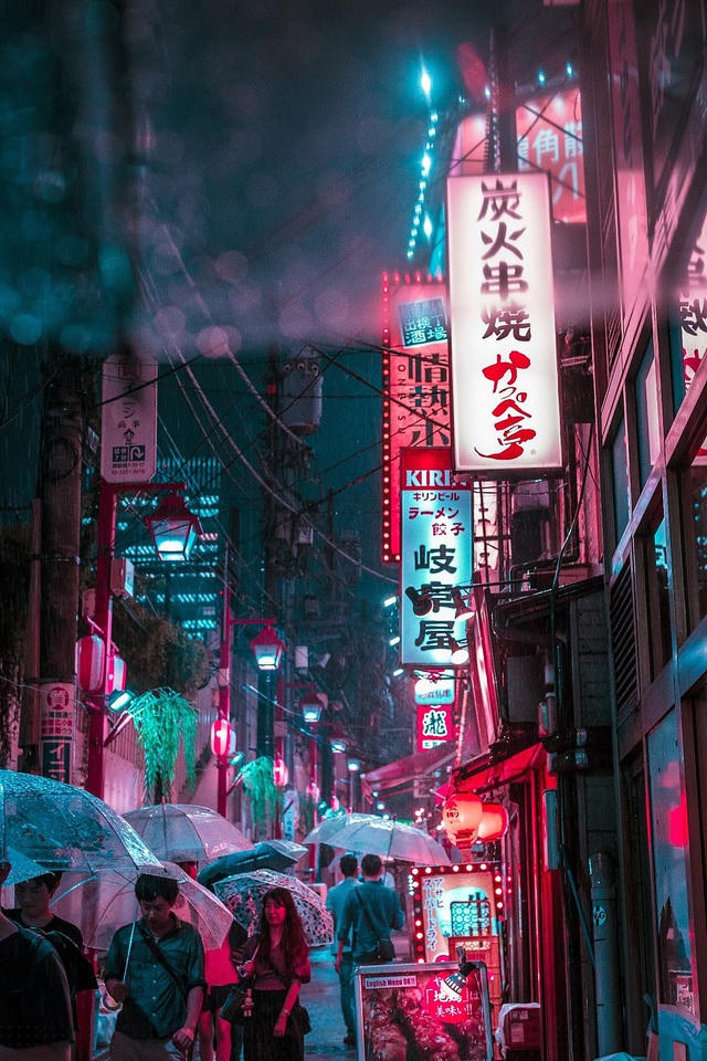 Nhiếp ảnh gia người Pháp Jeremy Jacquemoire chia sẻ bức “Một đêm ở Tokyo” chụp tại Tokyo, Nhật Bản.