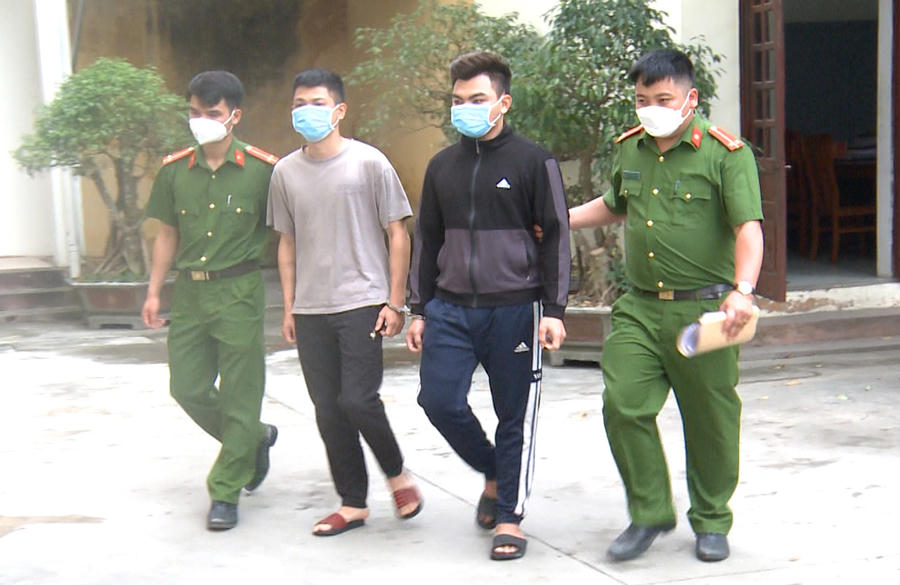 Công an huyện Thọ Xuân bắt giữ Bùi Đại Nghĩa Long và Trần Ngọc Nam