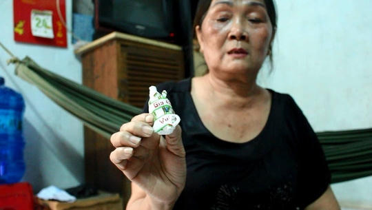 Mẹ của phạm nhân Vũ Văn Tiến. (Ảnh: Internet)