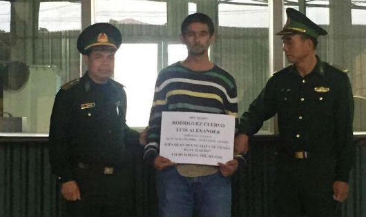 Đối tượng Rodricuez Cuervo Luis Alexsnder bị bắt giữ.
