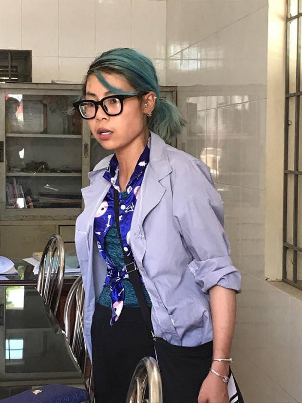 Hotgirl Bella trước đó tại trung tâm Bảo trợ xã hội I. (Ảnh: ĐN)