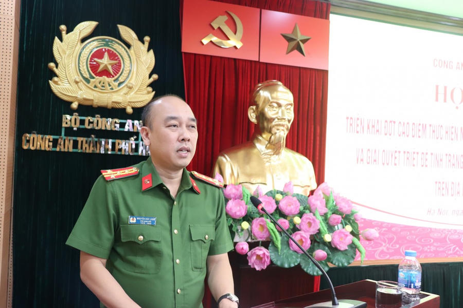 Đại tá Nguyễn Đức Long, Phó Giám đốc CATP Hà Nội. (Ảnh: CAHN)