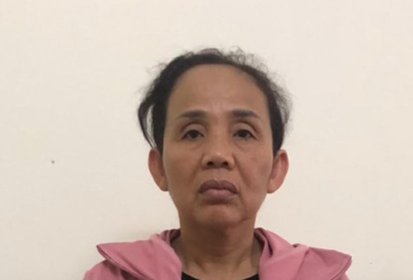 Đối tượng bị bắt giữ.