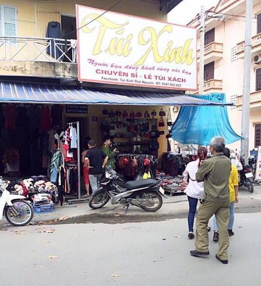 Hiện trường nơi xảy ra vụ việc.