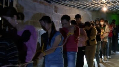 Các đối tượng bị công an bắt giữ