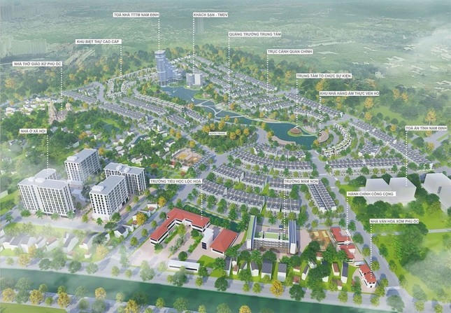 Dự án khu nhà ở xã hội Bãi Viên tại TP Nam Định, với tổng mức đầu tư hơn 909 tỷ đồng