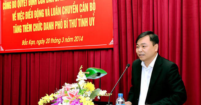 Tân Thứ trưởng Bộ Nông nghiệp và Phát triển nông thôn Nguyễn Hoàng Hiệp. (Ảnh: Công Luận)
