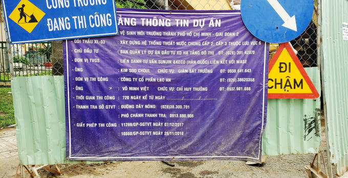 Gói thầu thi công đến tháng 12/2019 hoàn thành nhưng tiến độ hiện nay chỉ đạt 50%.