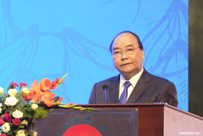 Thủ tướng Chính phủ Nguyễn Xuân Phúc phát biểu tại Hội nghị xúc tiến đầu tư tỉnh Quảng Bình năm 2018.