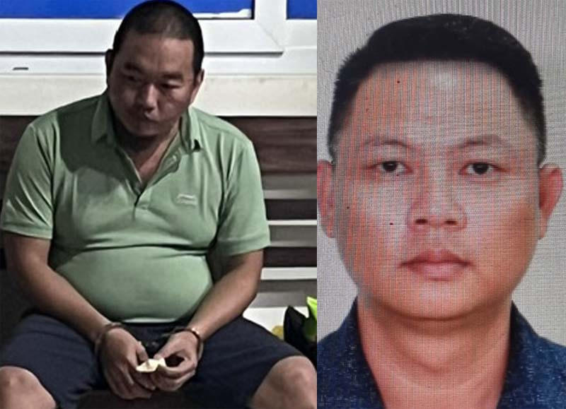 Đối tượng Nguyễn Văn Trực (Trái) và Nguyễn Tuấn Hùng. (Ảnh: Công an Thanh Hoá)