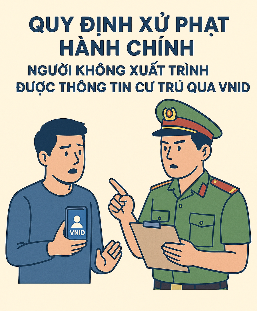 Từ 15/12, xử phạt hành chính người dân không xuất trình được thông tin cư trú.