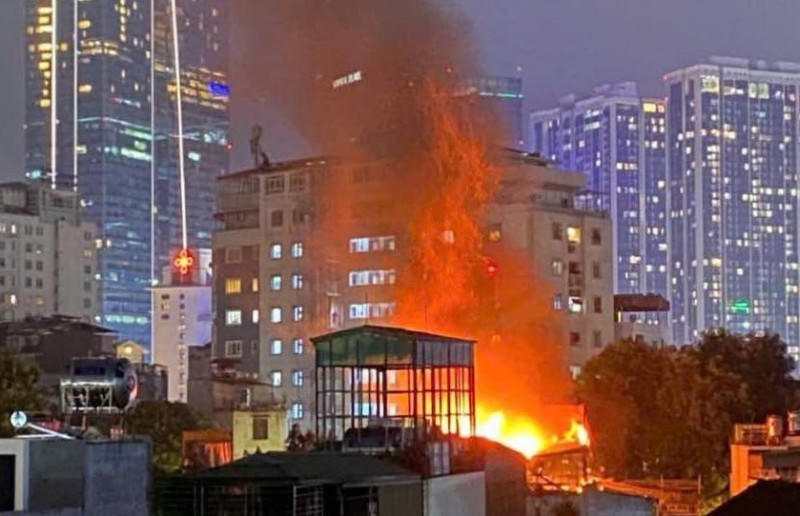 Vụ cháy vào tối 10/10.