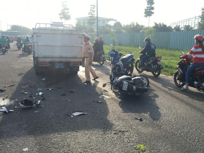 Vụ tai nạn là thầy giáo kiêm trọng tài V.League tử vong.