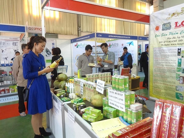 Triển lãm thu hút nhiều doanh nghiệp đến từ nhiều nước trên thế giới Ảnh: Ngọc Nga