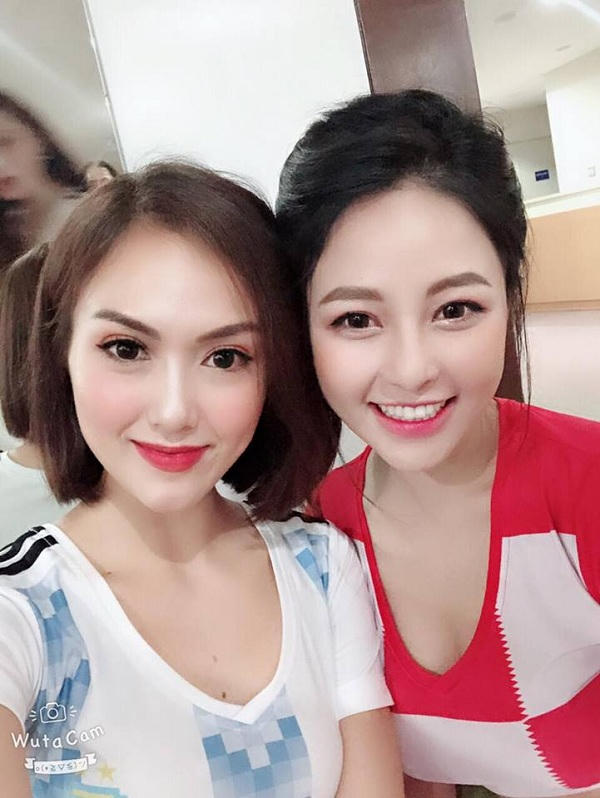 Đôi bạn thân thiết Trâm Anh - Vũ Hà.