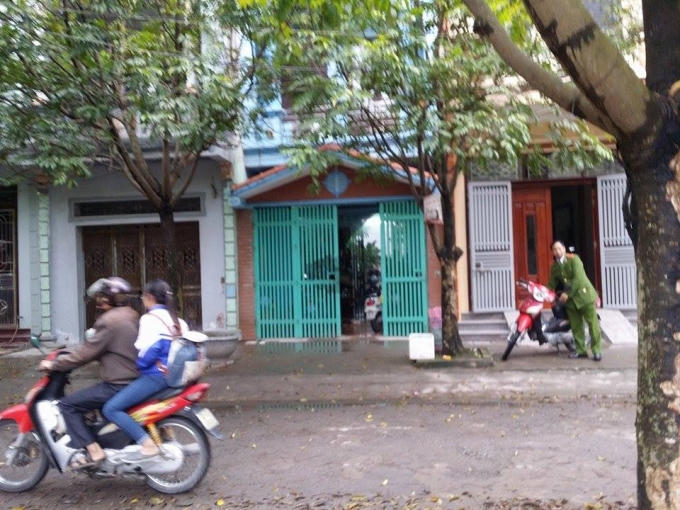 Ngôi nhà của gia đình Trung tá Tùng, trưởng Công an Thành phố Phủ Lý.
