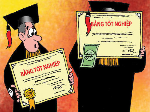 Còn không ít trường hợp thua kém người học giả, bằng cấp giả, năng lực giả, làm giả, tín nhiệm “giả”. (Ảnh: baogiaothong.vn)