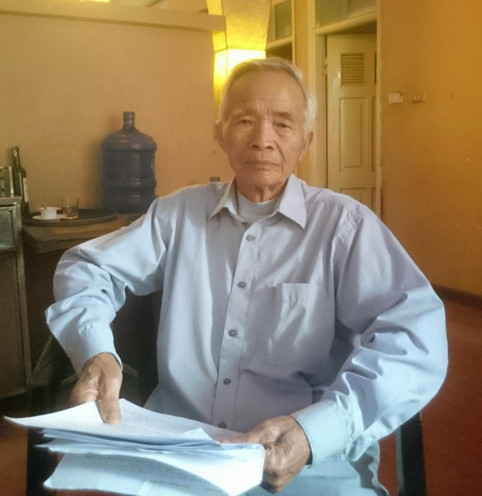 Ông Phạm Văn Yên trình bày sự việc.