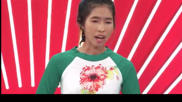 Kim Hoàng - sinh viên năm cuối trường Đại học Nông Lâm TP.HCM. (Ảnh: Cắt từ clip)