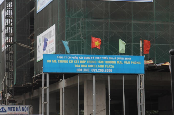 Dự án Chung cư, trung tâm thương mại văn phòng tòa nhà Gold Plaza nơi xảy ra sự việc.