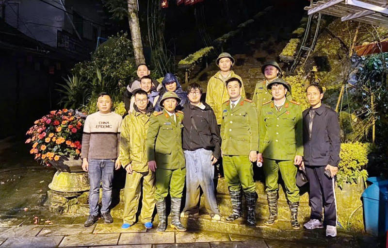 Du khách đã được lực lượng chức năng tìm thấy trong tình trạng sức khỏe ổn định.